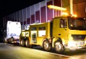 LKW Verfolgung A 3 Rich Oberhausen gestellt mit Nagelbrett Hoehe AS Koeln Dellbrueck P70